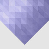 Paarse violette driehoek geometrische vierkanten tissuepapier (Detail)