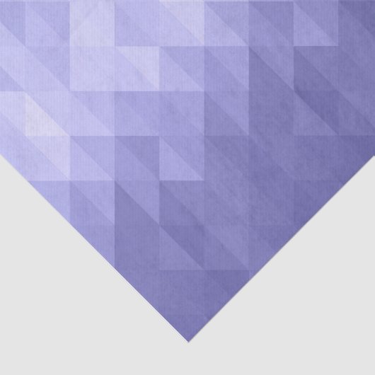 Paarse violette driehoek geometrische vierkanten tissuepapier (Detail)