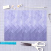 Paarse violette driehoek geometrische vierkanten tissuepapier (Craft)