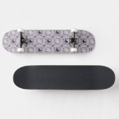 Paarse Violette en Witte Vlinders Wervelingen Persoonlijk Skateboard (Horizontaal)