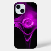 PAARSE VIOLETTE FRACTALE ROOS Case-Mate iPhone CASE (Achterkant)