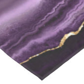 Paarse Violette Gouden Glitter Tafelkleed Aangepas (Gekanteld)