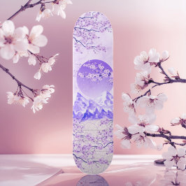 Paarse Violette Japans Aziatische Cherry Blossom M Persoonlijk Skateboard