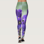 Paarse violette Leggings (Achterkant)