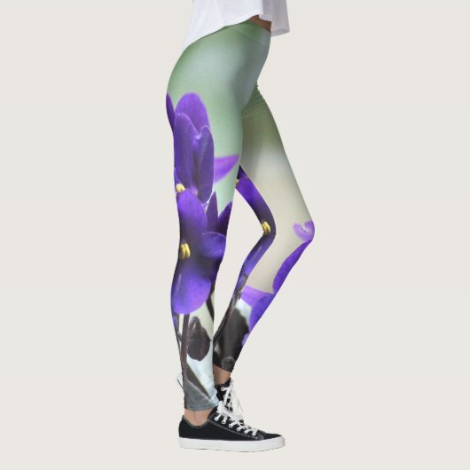 Paarse violette Leggings (Rechts)