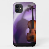 Paarse Violin Phone Case (Achterkant)