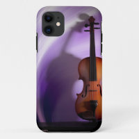 Paarse Violin Phone Case