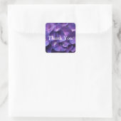 Paarse Viollet Hydrangea Dank u Sticker (Tas)