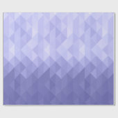 Paarse viooldriehoek geometrische vierkanten cadeaupapier (Vlak)