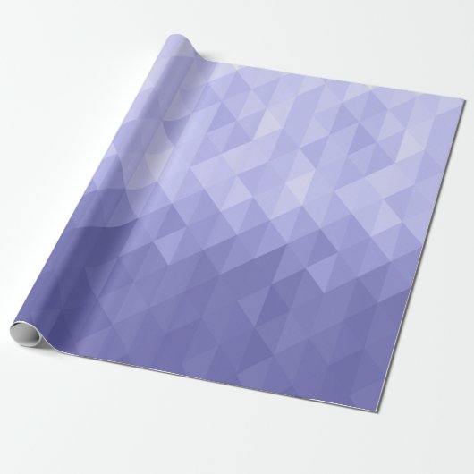 Paarse viooldriehoek geometrische vierkanten cadeaupapier (Uitgerold)