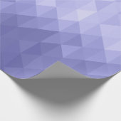 Paarse viooldriehoek geometrische vierkanten cadeaupapier (Hoek)