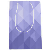 Paarse viooldriehoek geometrische vierkanten medium cadeauzakje (Voorkant)