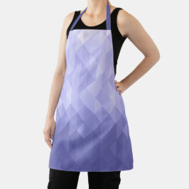 Paarse viooldriehoek geometrische vierkanten schort