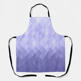 Paarse viooldriehoek geometrische vierkanten schort