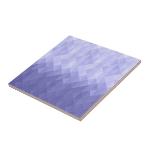 Paarse viooldriehoek geometrische vierkanten tegeltje