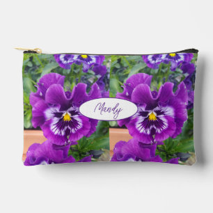 Paarse Viooltje Bloem Bloem Paarse Viola Meisjes Etui