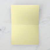 Paarse Viooltje Dank Je watercolor kaart (Binnen)