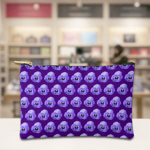 Paarse Viooltje Naadloos Patroon Zakje Etui