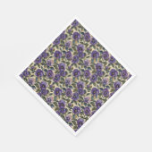 Paarse Viooltje Papier Servetten Feestelijke Tafel (Hoek)