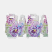 Paarse Viooltje Trouwtaart Favorietendoos Bedankdoosjes (Uitgevouwen)