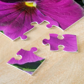 Paarse Viooltjes Bloem Foto Legpuzzel (Zijkant)