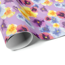 Paarse Viooltjes Elegante Aquarel Boho Violet