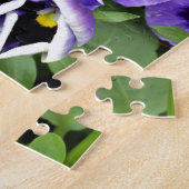 paarse viooltjes legpuzzel (Zijkant)