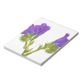 Paarse vipers (echium plantagineum) notitieblok (Linkerzijde)