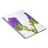 Paarse vipers (echium plantagineum) notitieboek (Rechterzijde)