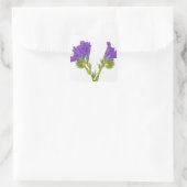 Paarse vipers (echium plantagineum) vierkante sticker (Tas)