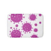 Paarse virale deeltjes badmat (Voorkant)