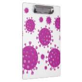 Paarse virale deeltjes klembord (Rechts)