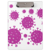 Paarse virale deeltjes klembord (Voorkant)
