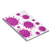 Paarse virale deeltjes notitieboek (Rechterzijde)