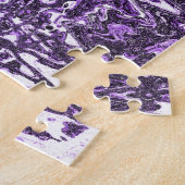 Paarse virillen legpuzzel (Zijkant)