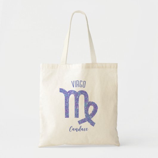  Paarse virusastrologie Aangepast Tote Bag (Voorkant)
