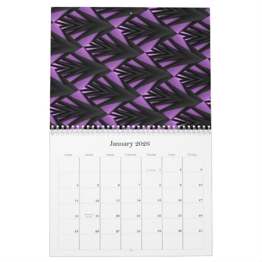 Paarse Vision Kalender (Jan 2026)