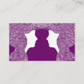 Paarse Visitekaartje (Achterkant)