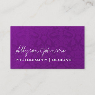 Paarse  Visitekaartjes