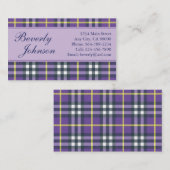 Paarse Visitekaartjes (Voorkant / Achterkant)