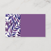 Paarse Visitekaartjes (Achterkant)