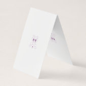 Paarse Visitekaartjes | Elegante custom designs (Achterkant)