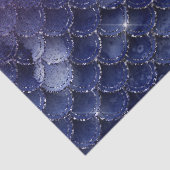 Paarse visschalen onder een Sterrennacht-ontkoppel Tissuepapier (Detail)