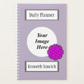 Paarse vlakke lint door Kenneth Yoncich Planner (Voorkant)