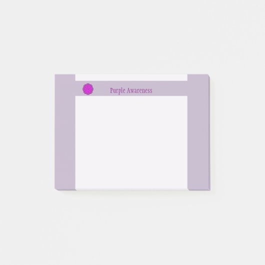 Paarse vlakke lint door Kenneth Yoncich Post-it® Notes (Voorkant)