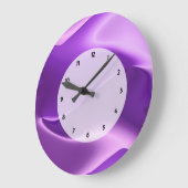 paarse vlam abstract grote klok (Hoek)