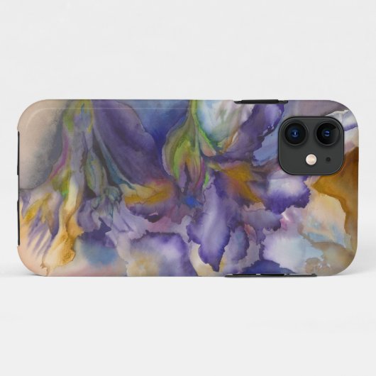 Paarse vlam Case-Mate iPhone case (Achterkant (horizontaal))