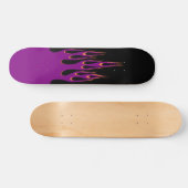 Paarse Vlam Skateboard (Horizontaal)