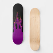 Paarse Vlam Skateboard (Voorkant)