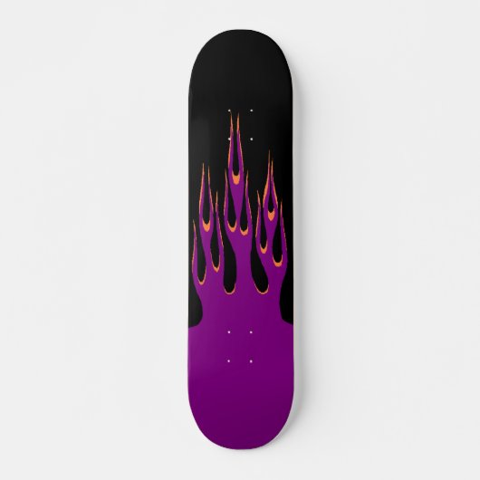 Paarse Vlam Skateboard (Voorkant)